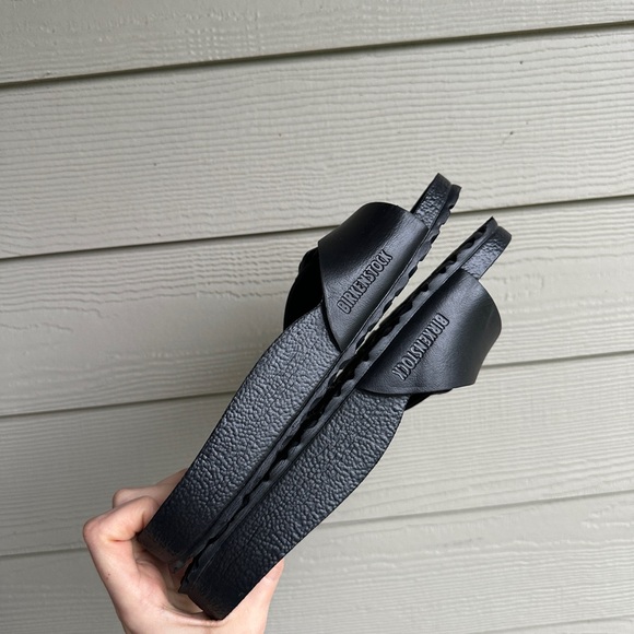 Birkenstock Black Slide Sandals 39 8/8.5 - Picture 5 of 6